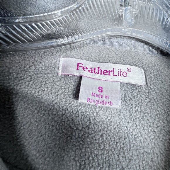 FeatherLite Fleece Jacket Gray Full Zip Boise High School Womens Girls Small - Picture 4 of 10